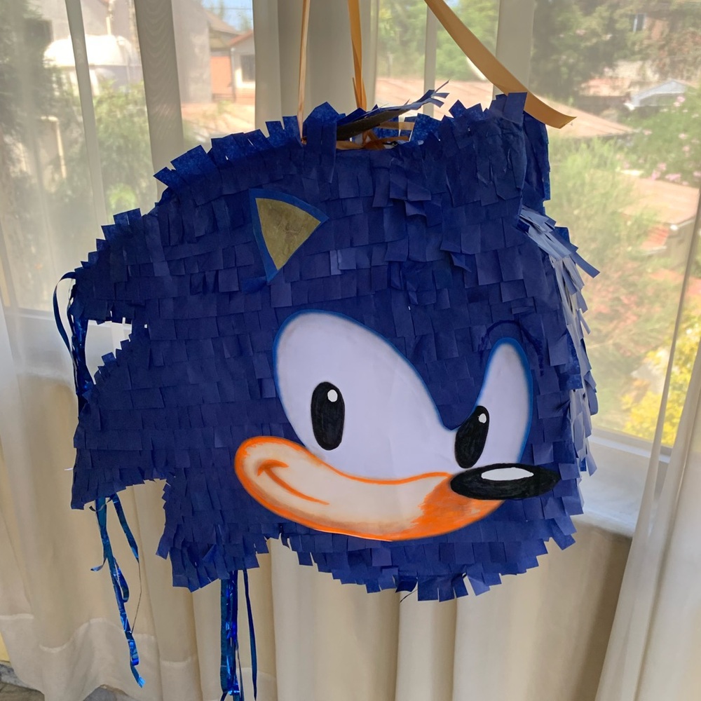 COPY - Sonic piñata birthday gift for boys girls handmade